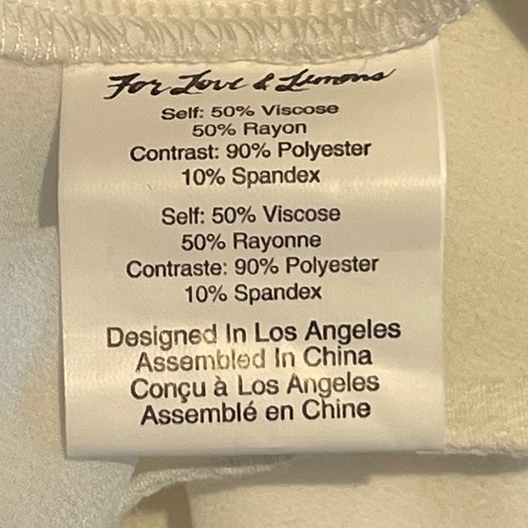 For Love & Lemons Buenos Noches Bodysuit in White - Picture 5 of 10